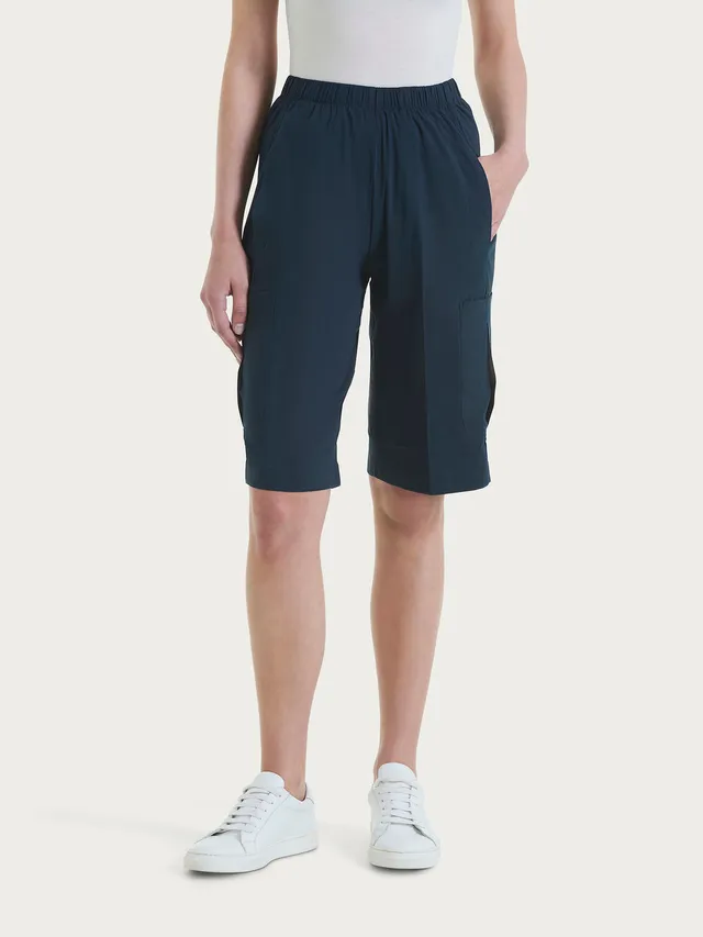 Ragno Super Fresh shorts cargo bleu vita elasticizzata