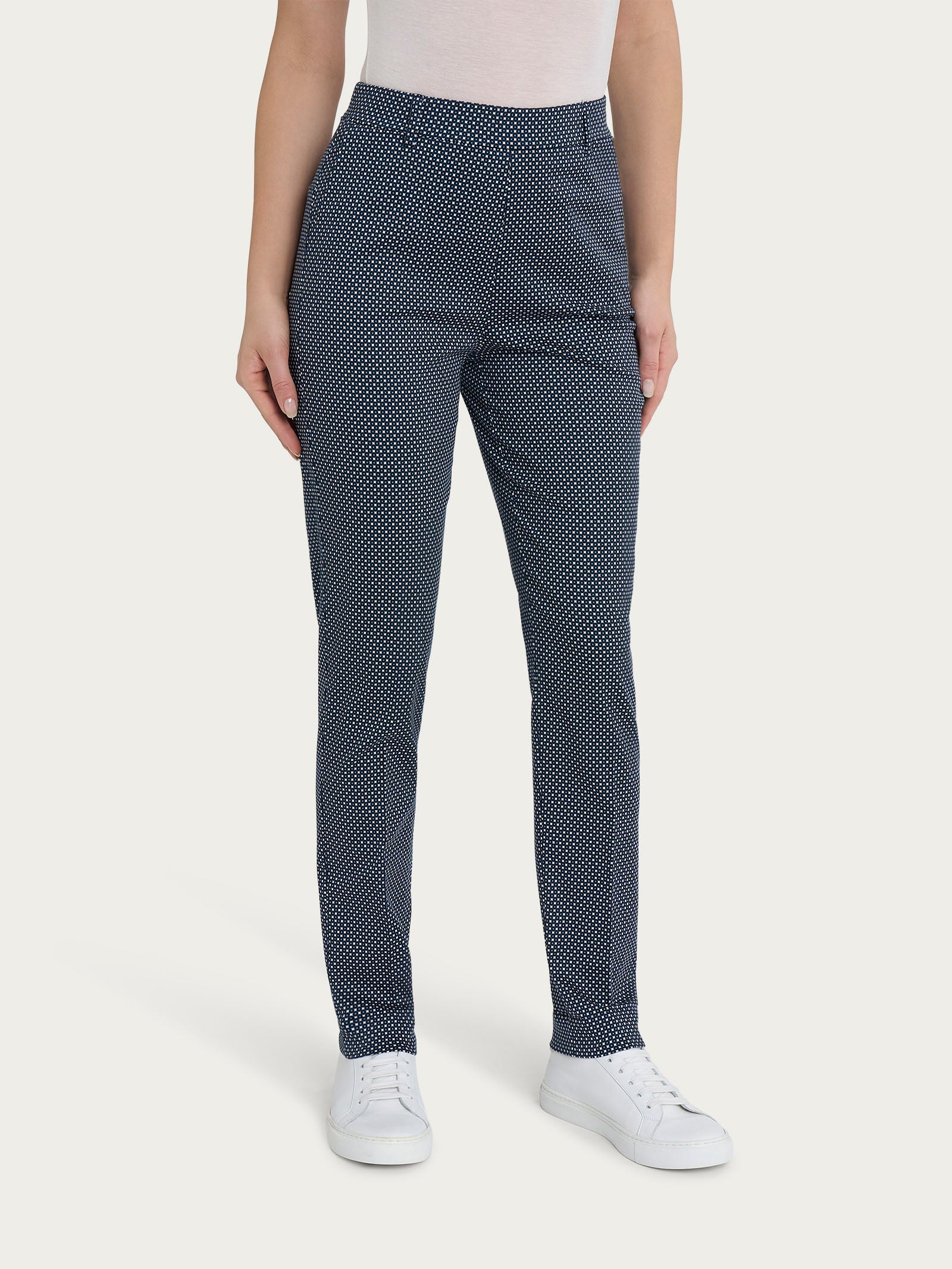 Ragno Satin Power pantalone chino slim Fant.Dawn Blue