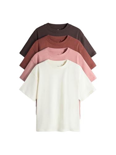 Geo Next The Set t-shirt bambina 4 pezzi oversize cotone