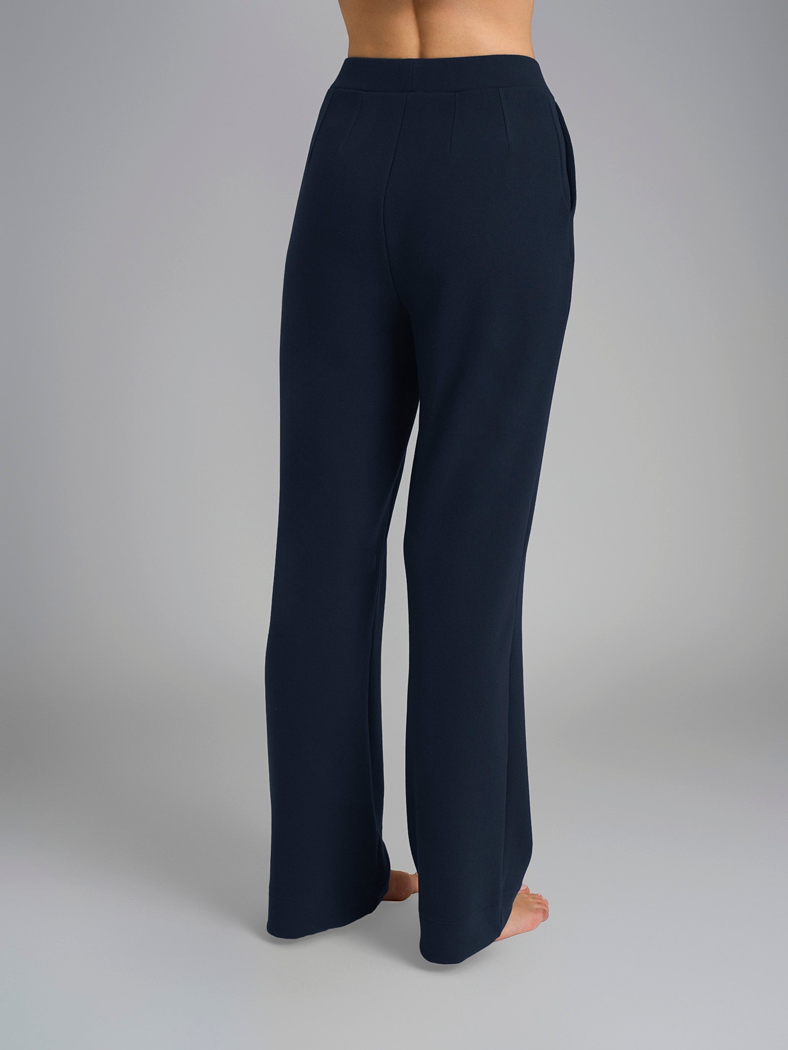 Ragno Flannel Compact pantalone ampio donna persia vita elasticizzata