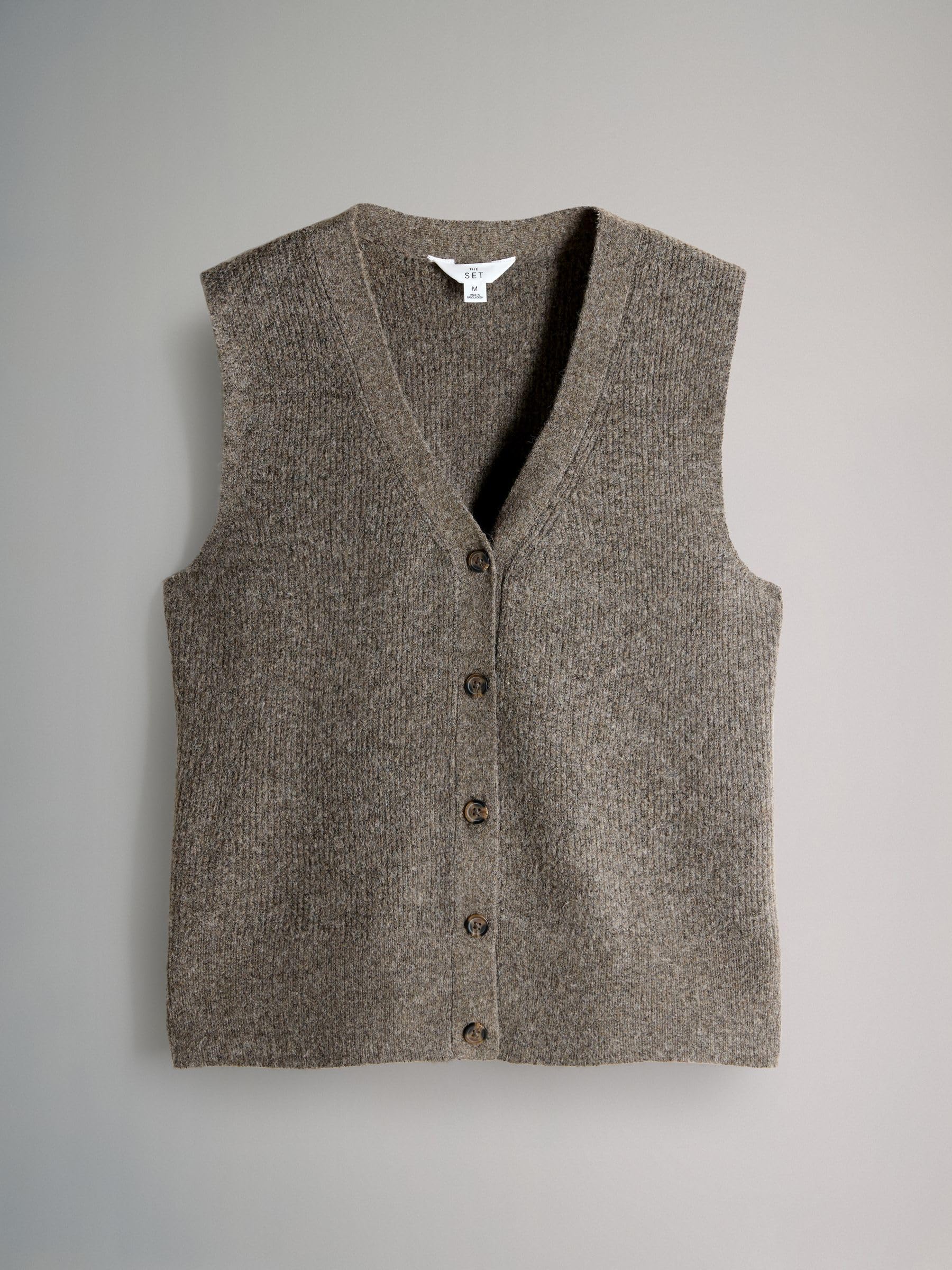 Geo Next The Set gilet maglia lana donna 2 pezzi morbido
