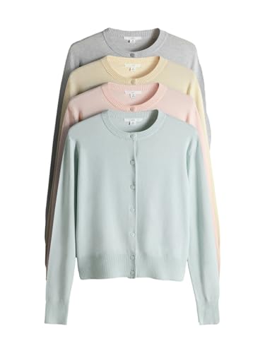 Geo Next The Set cardigan donna 4 pezzi girocollo maglina