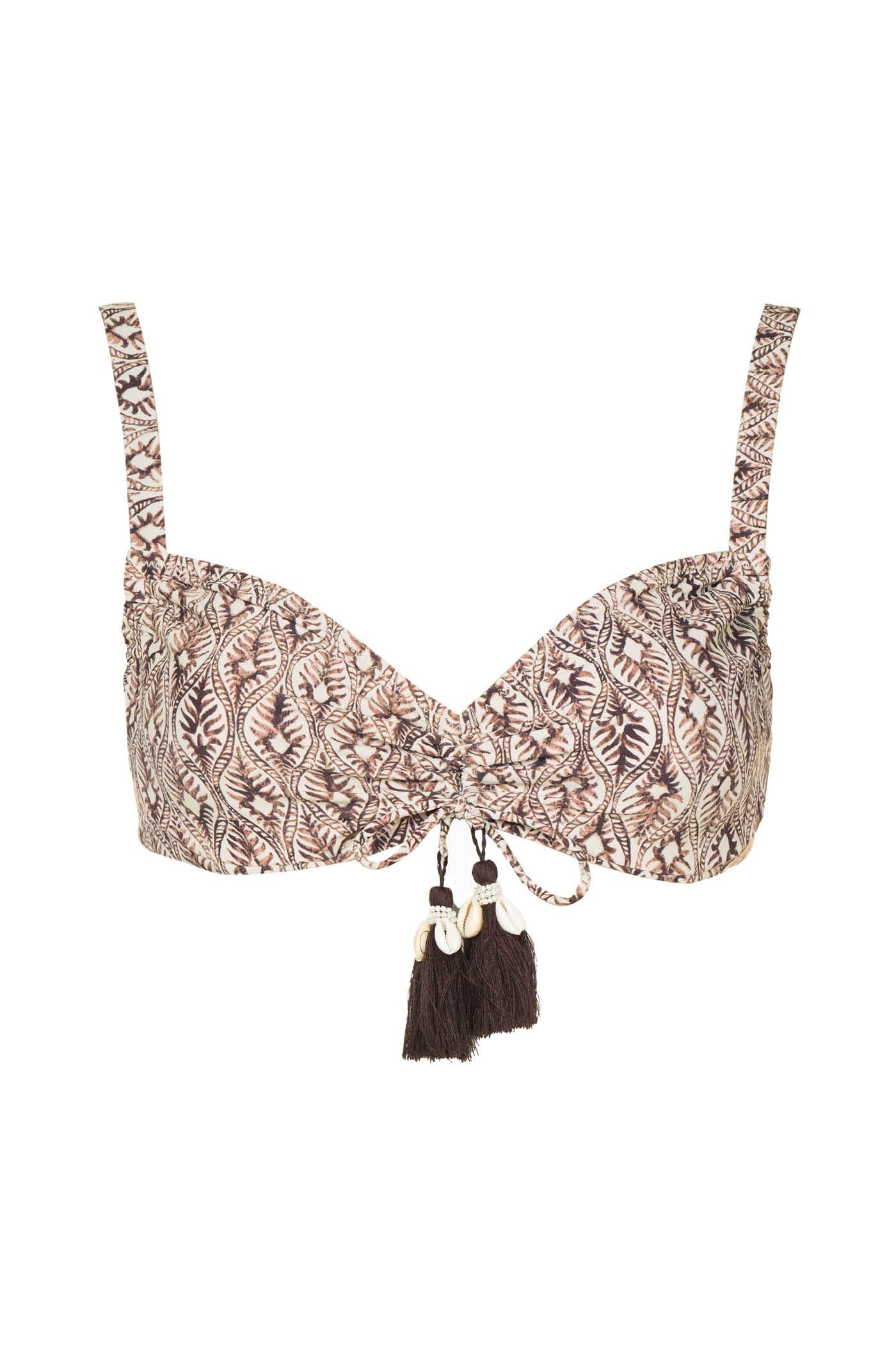 Goldenpoint Sauvage top bikini ferretto fantasia etnica
