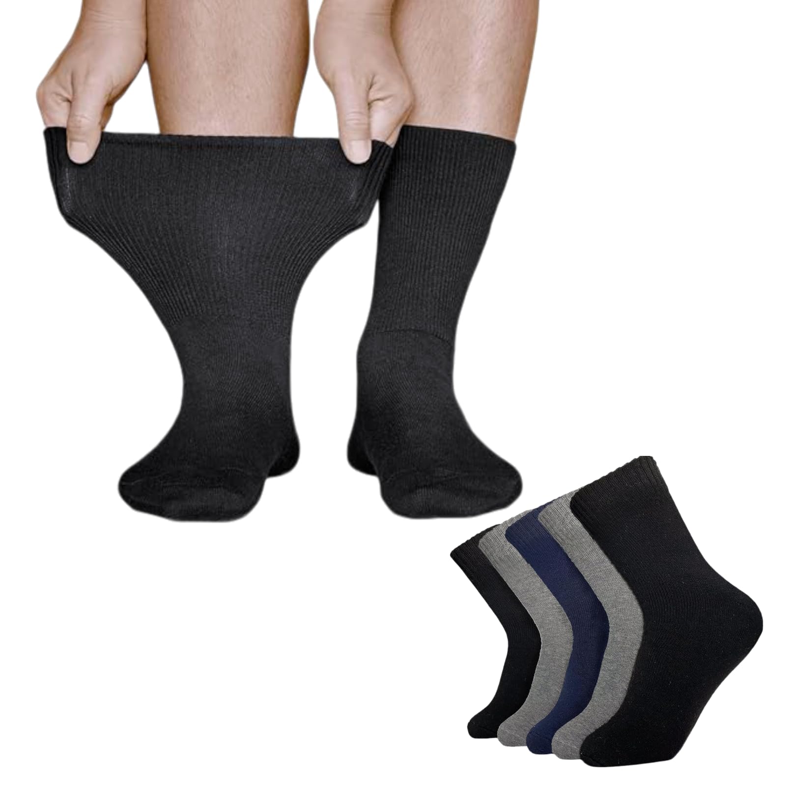 Lady C Virtus calze uomo cotone caldo lunghe sanitari