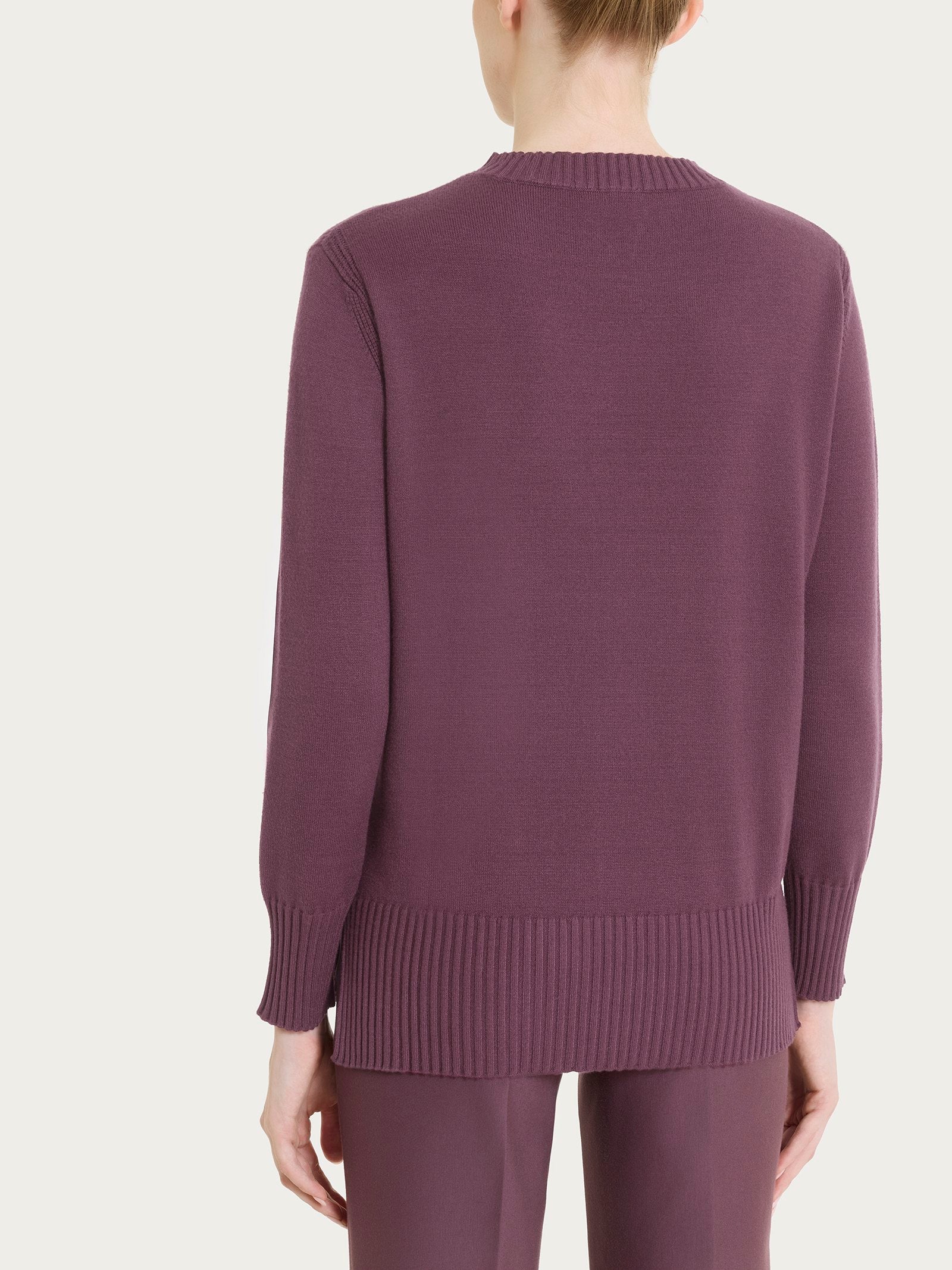 Ragno Soft Wool Maglia Donna Girocollo Huckleberry