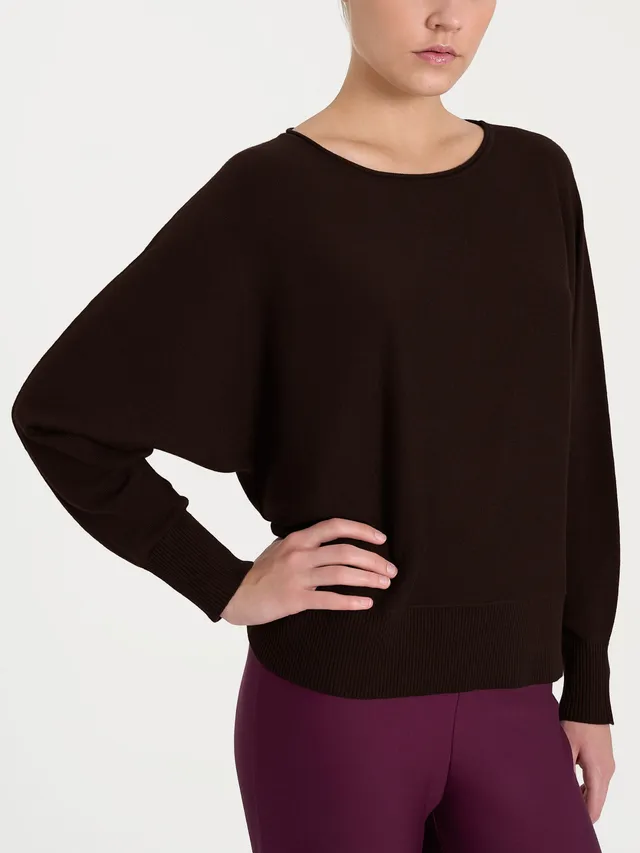 Ragno Four Seasons Maglia pipistrello maglia donna chocolate