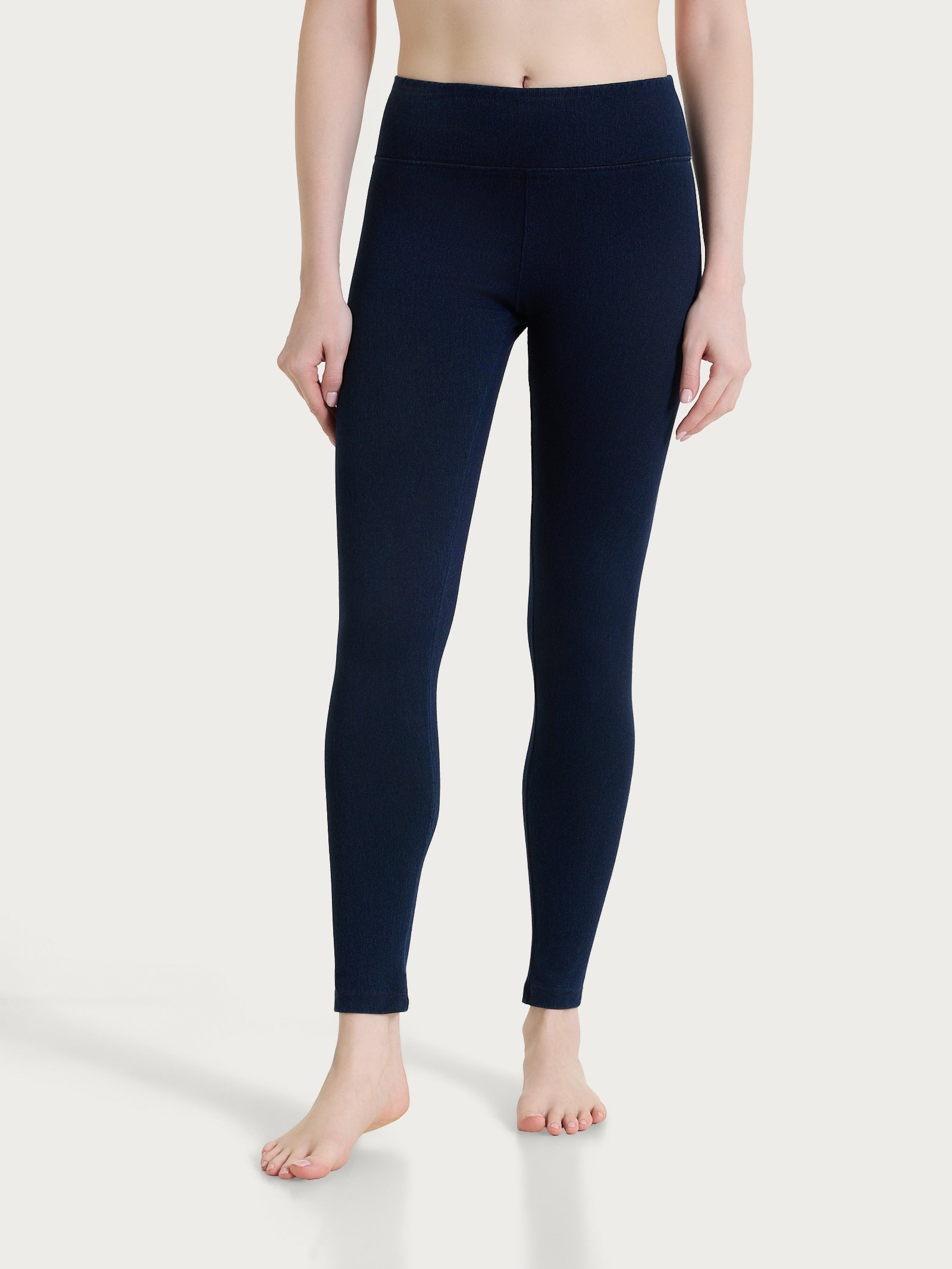 Ragno beYOUtiful leggings denim Bleu vita alta