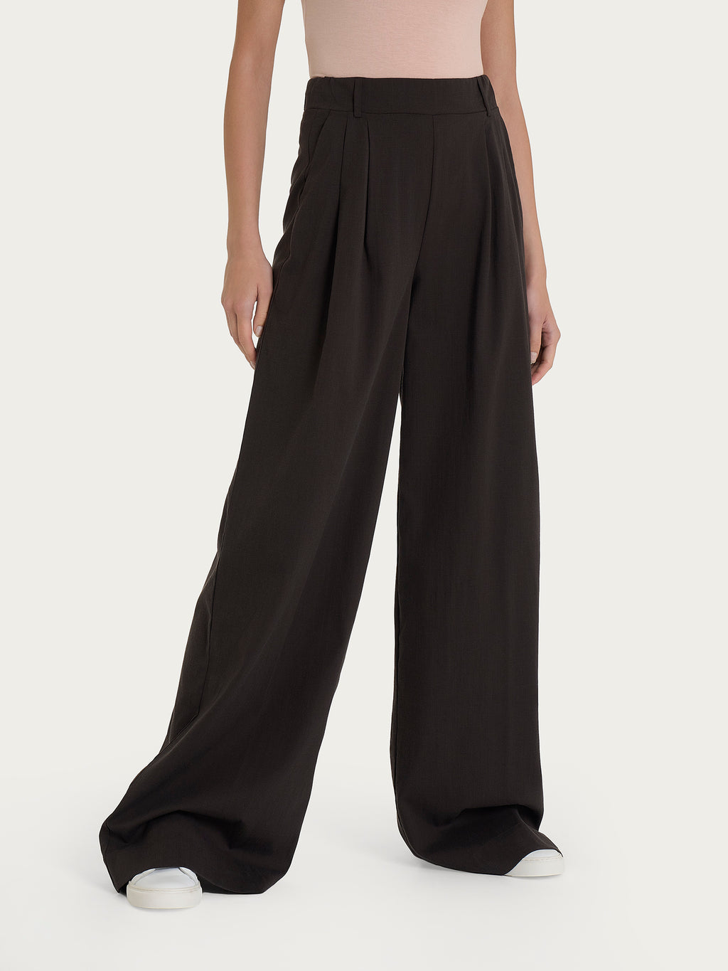 Ragno Super Natural Palazzo Pantaloni Chocolate Torte tencel