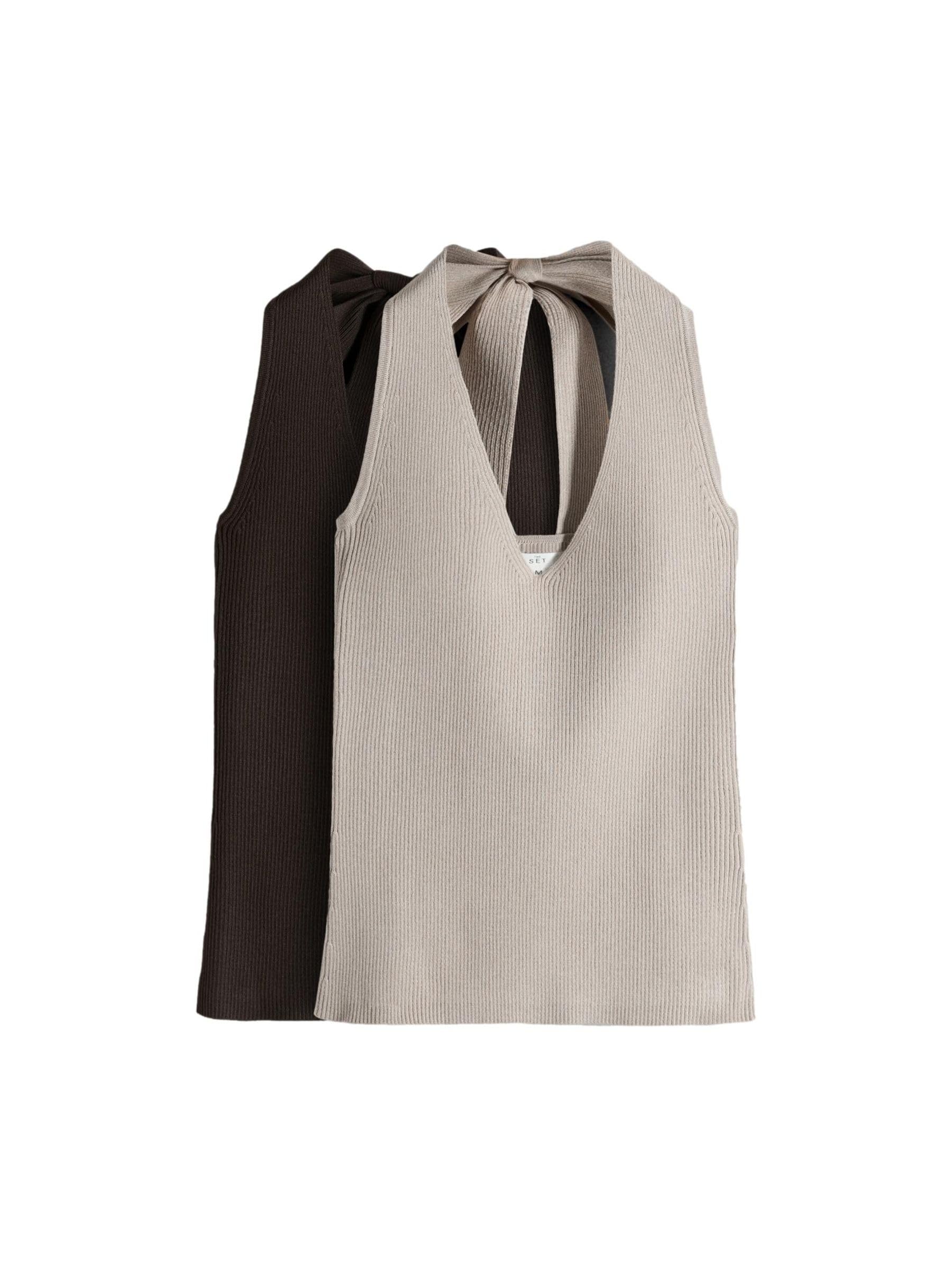 Geo Next The Set Top Donna Confezione da 2 Maglina con Lacci