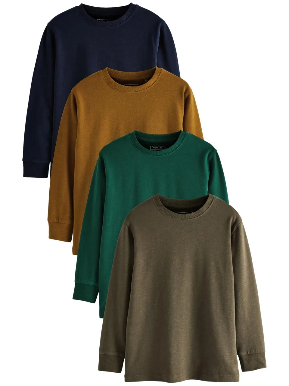 NEXT Magliette bambino 4 pezzi 7 anni maniche lunghe cotone