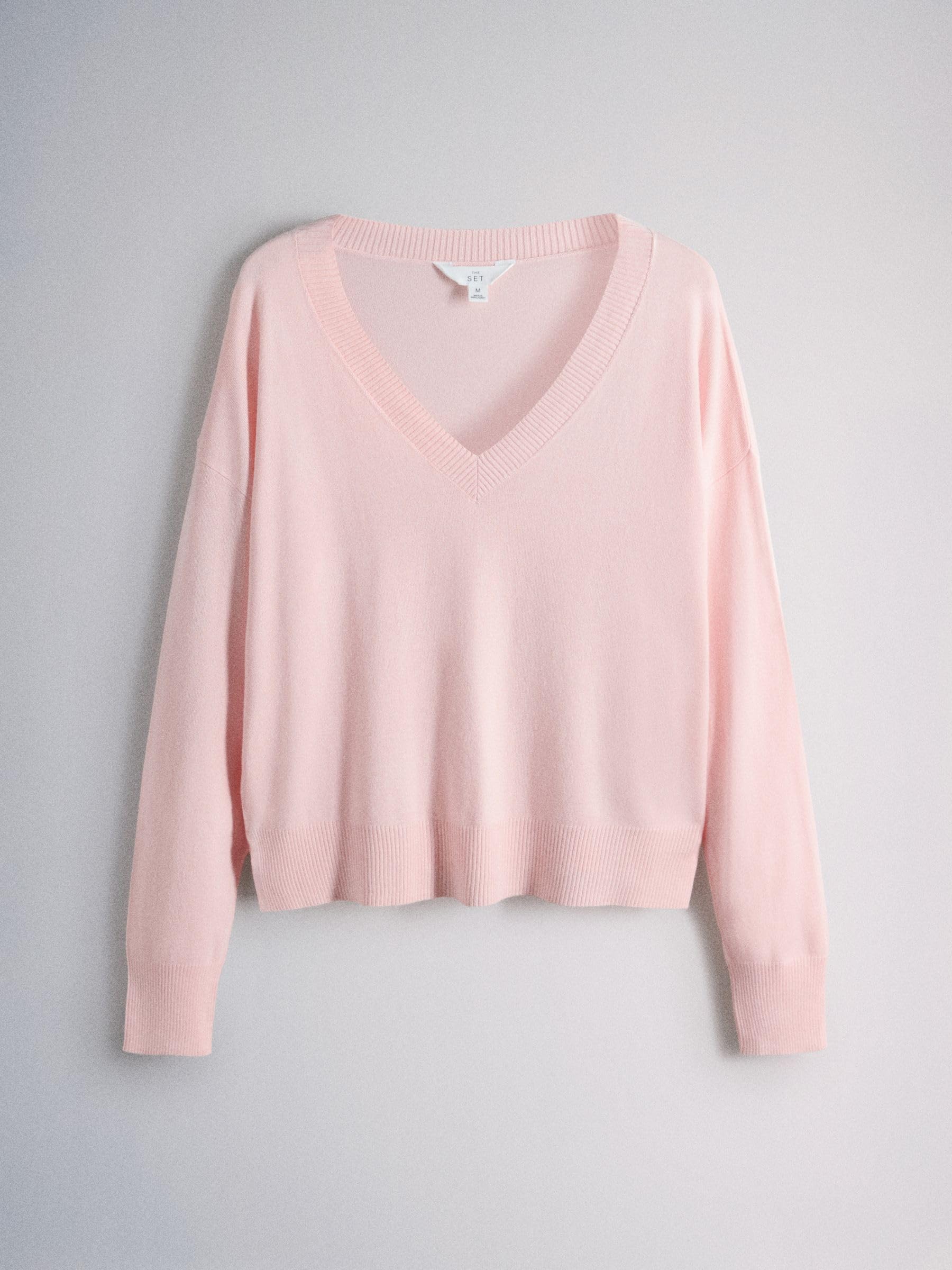 Geo Next The Set Maglione Donna Scollo a V Confezione 4 Pezzi Maglia Fine