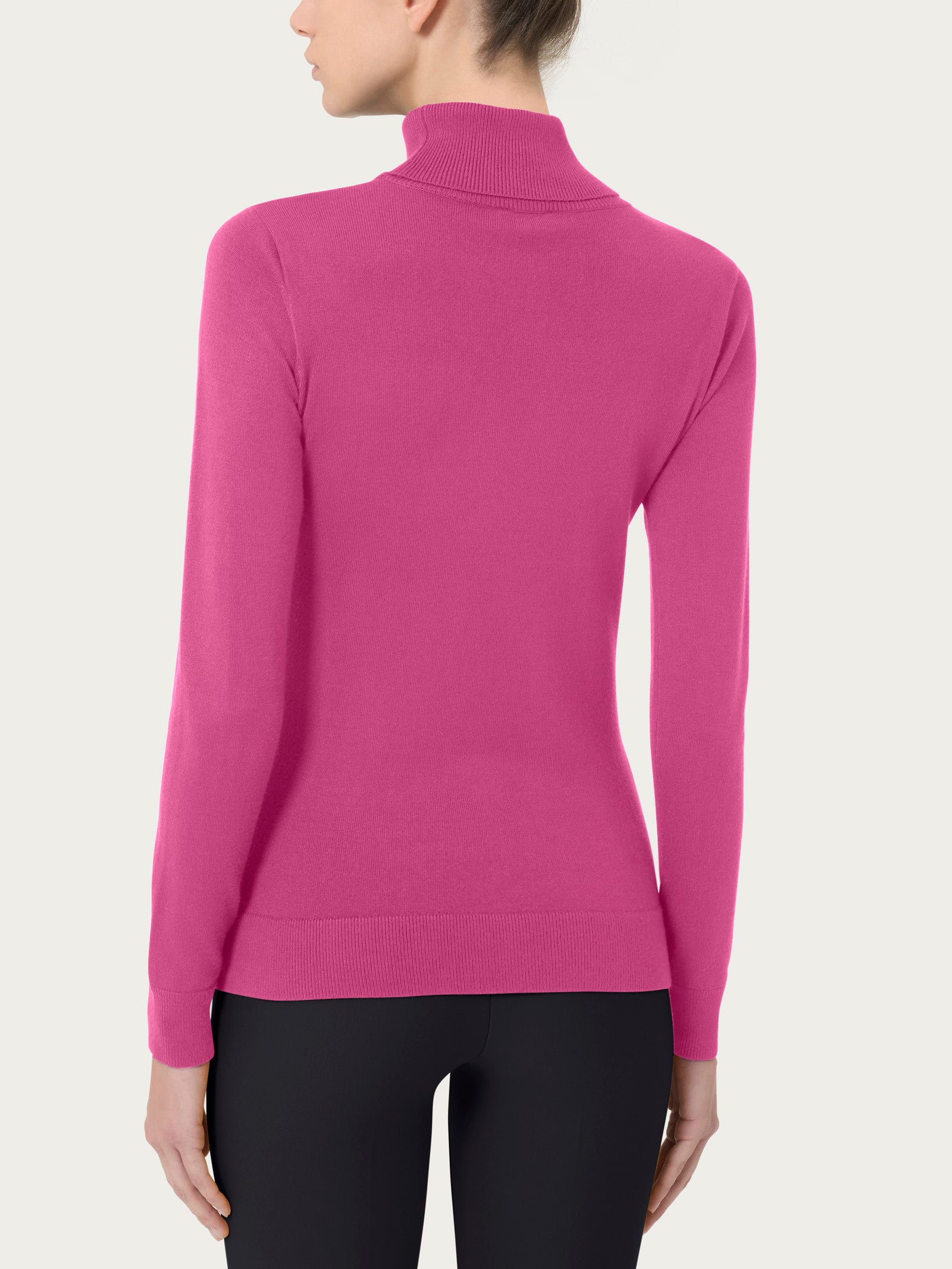 Ragno Four Seasons Dolcevita maglia viscosa Red Violet