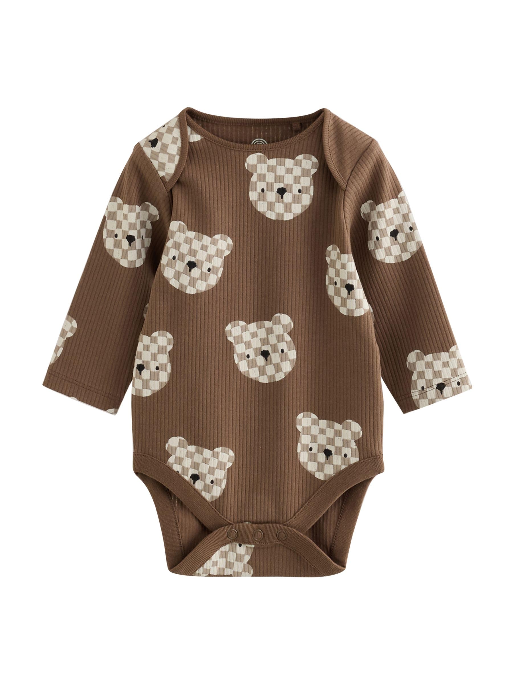 Next body neonato maniche lunghe cotone confezione da 5