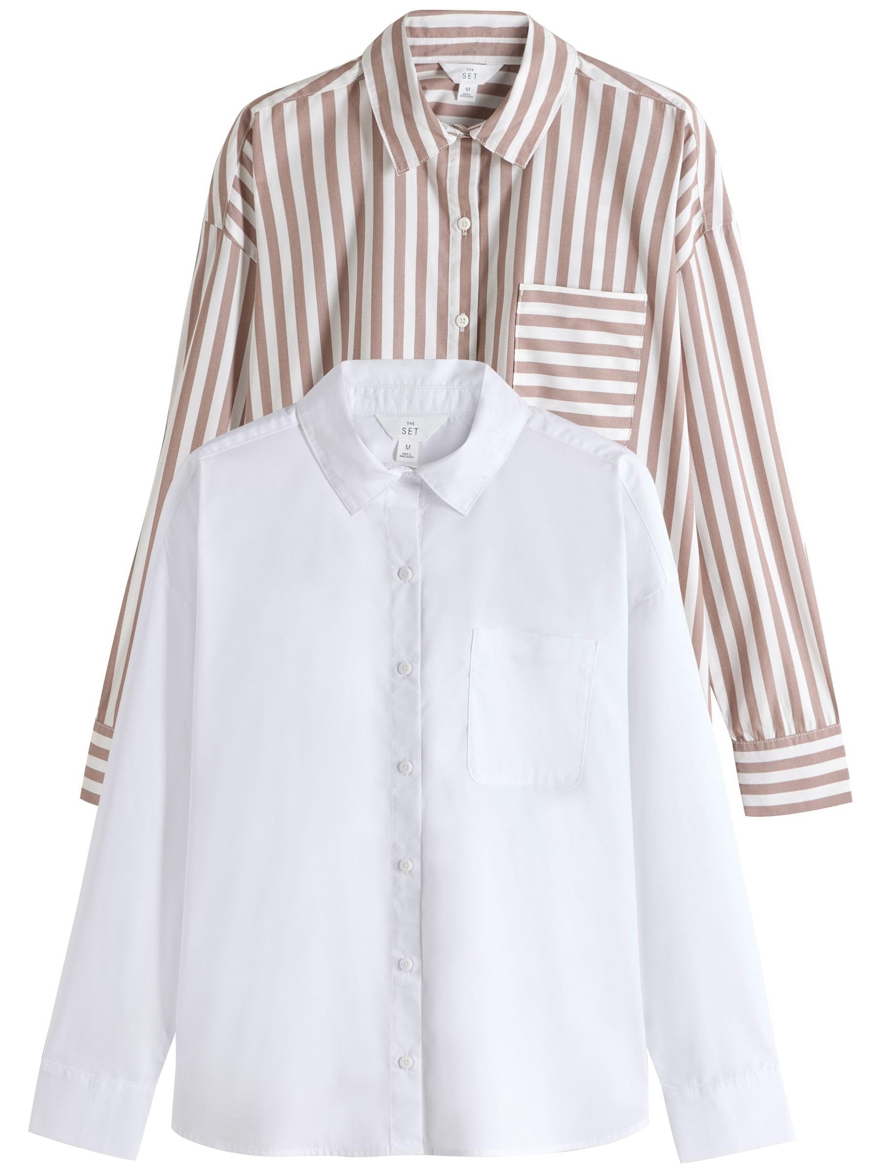 Geo Next The Set Camicie Oxford camicia 2 pezzi righe