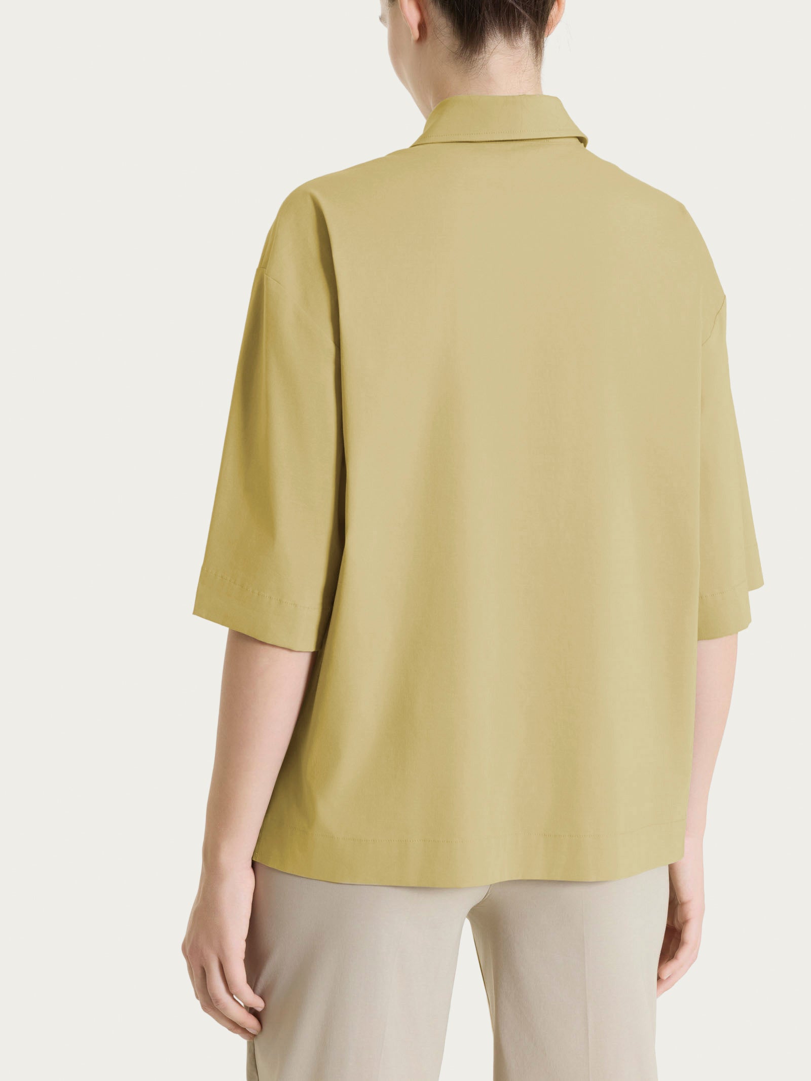 Ragno Super Fresh camicia manica corta Khaki ingualcibile