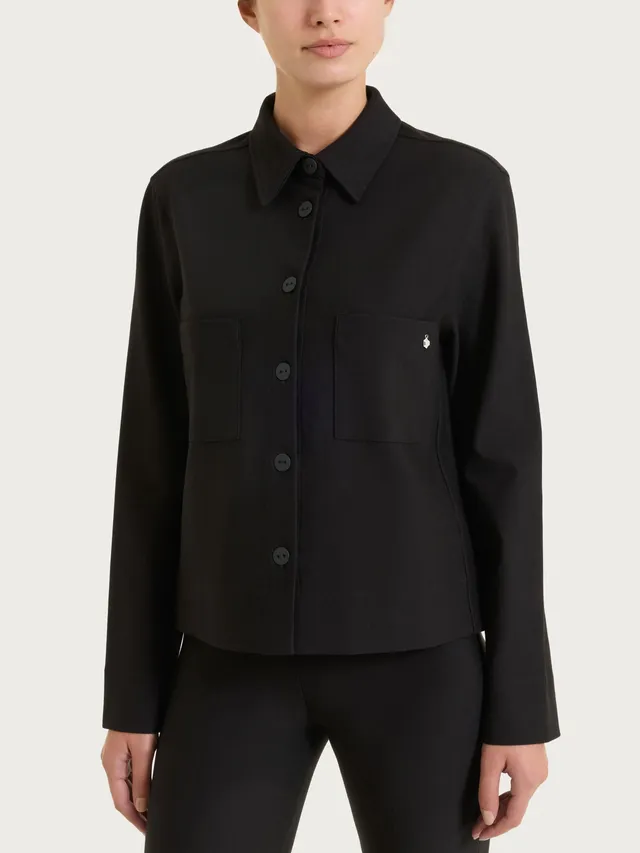 Ragno Compact Shacket giacca nero punto Milano