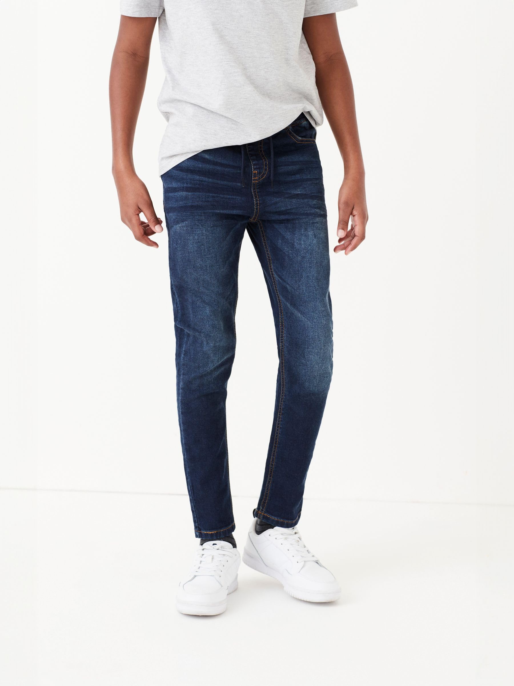 Next Jeans Skinny Ragazzo Elasticizzati elastico in vita