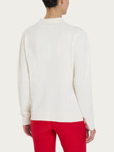 Ragno Four Seasons Polo scollo bottoni donna Avorio viscosa
