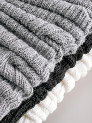 Geo Next The Set scaldamuscoli cotone 3 paia grigio ecru nero