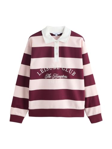Next Leisure Club felpa rugby donna M a righe