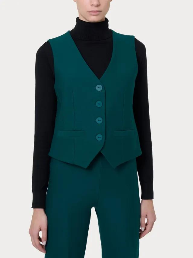 Ragno Compact Gilet donna Rain Forest 4 bottoni