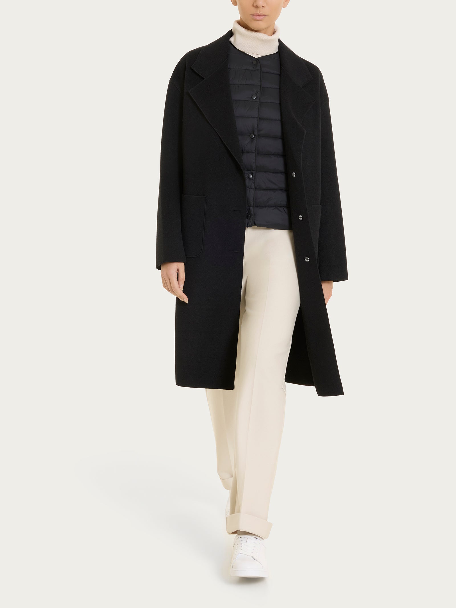 Ragno Ultralight piumino smanicato donna nero ultraleggero