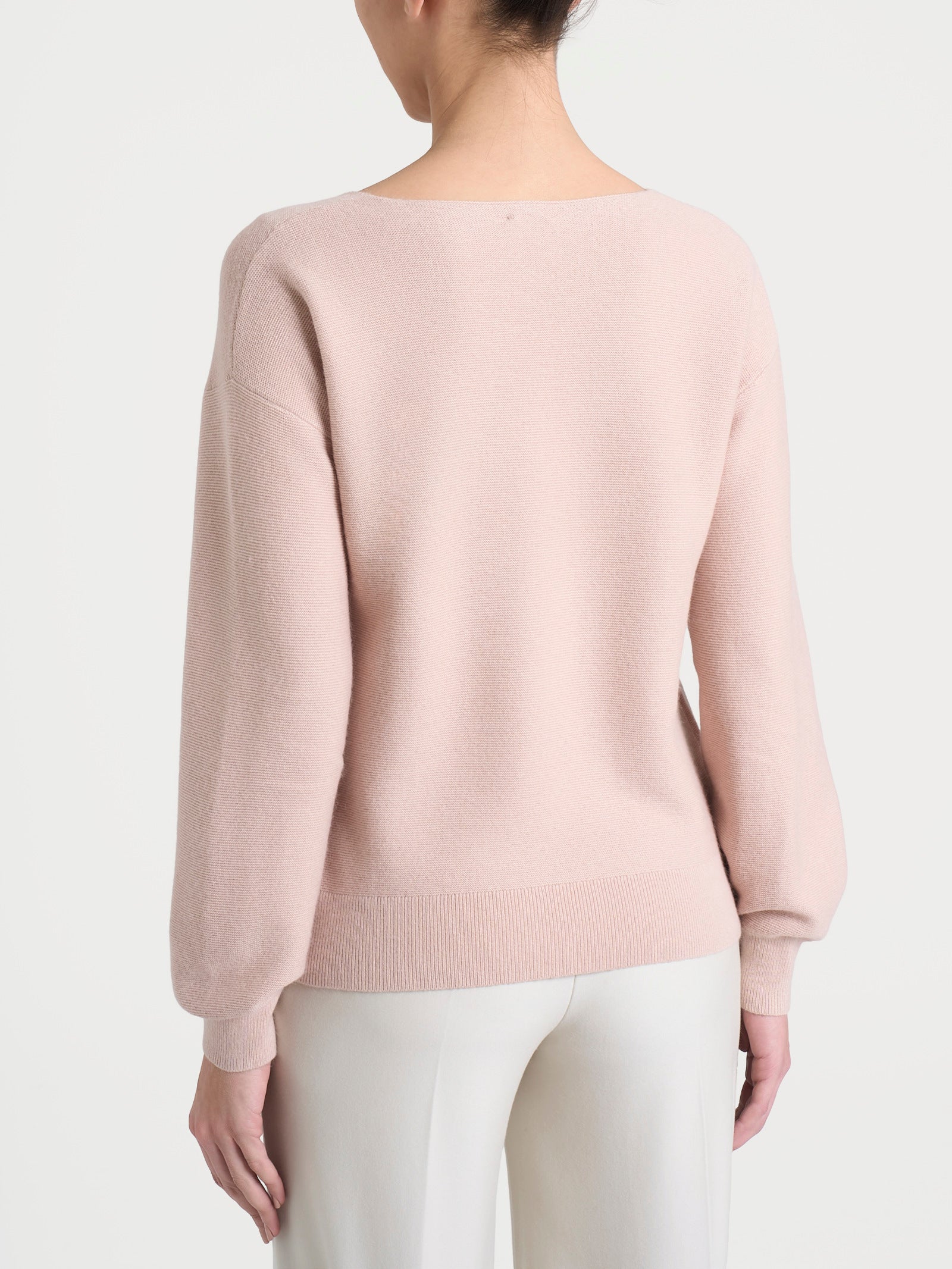 Ragno Natural Soft Maglia Scollo V Donna Cameo Rose Boxy