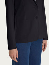 Ragno Compact Light Blazer Donna 2 Bottoni Nero Leggero