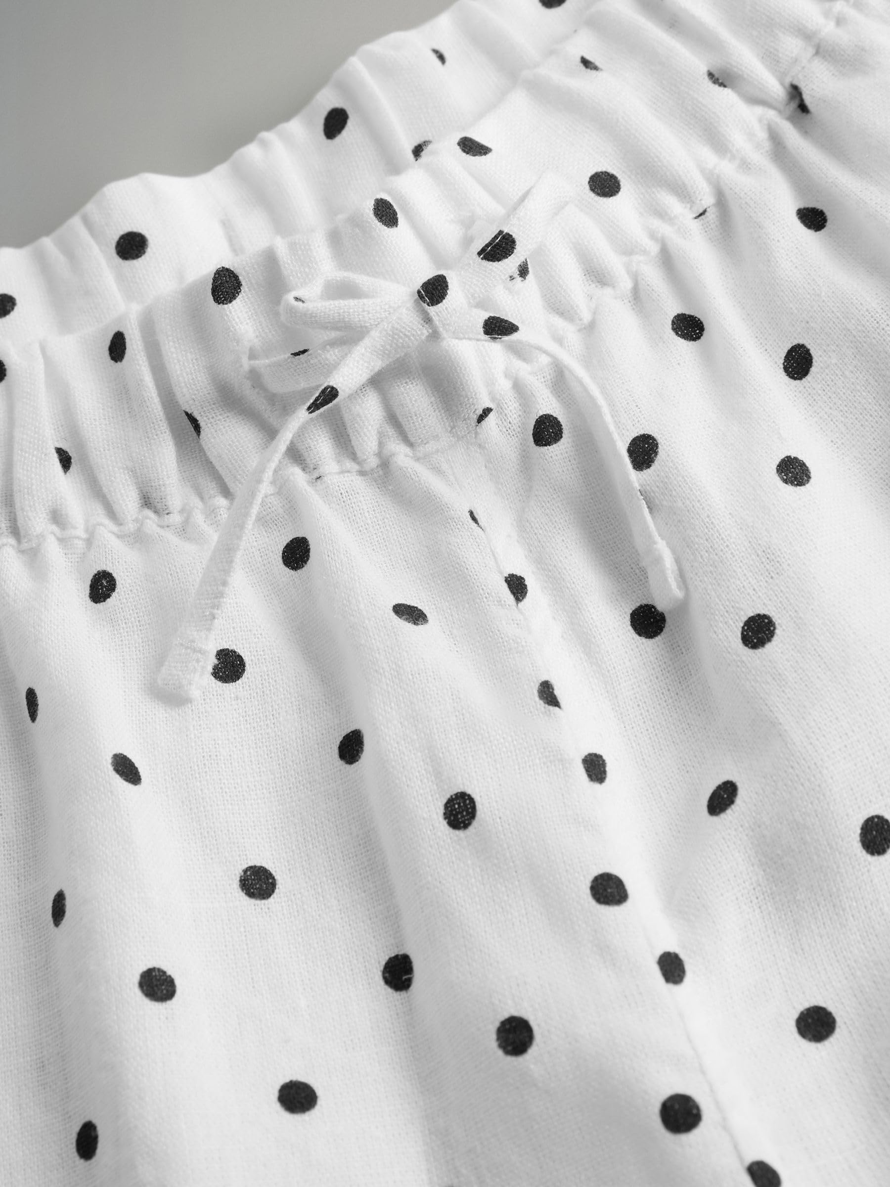 Geo Next The Set Camicia e Shorts set 2 pezzi lino pois