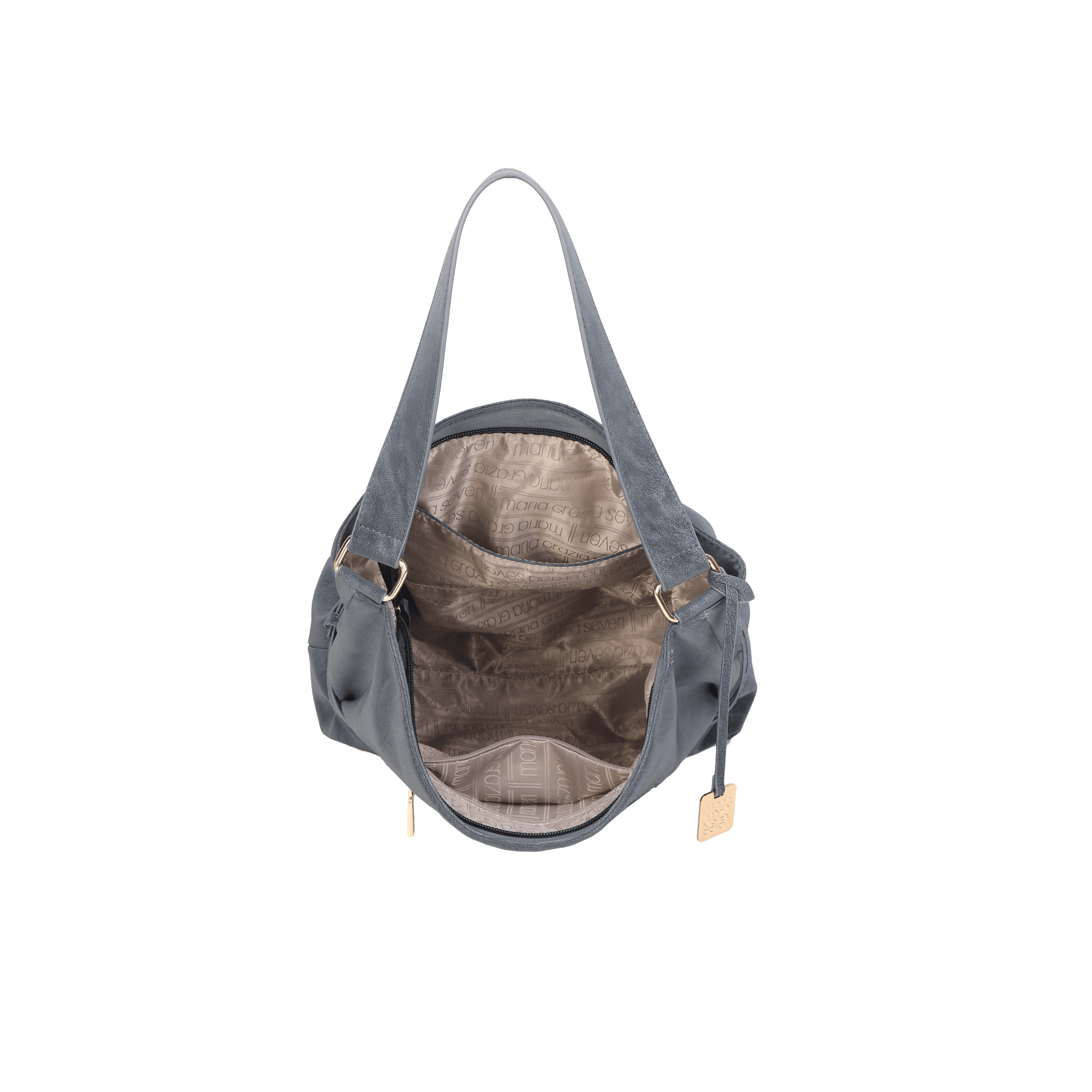 Maria Grazia Severi Hobo borsa a spalla scamosciata capiente