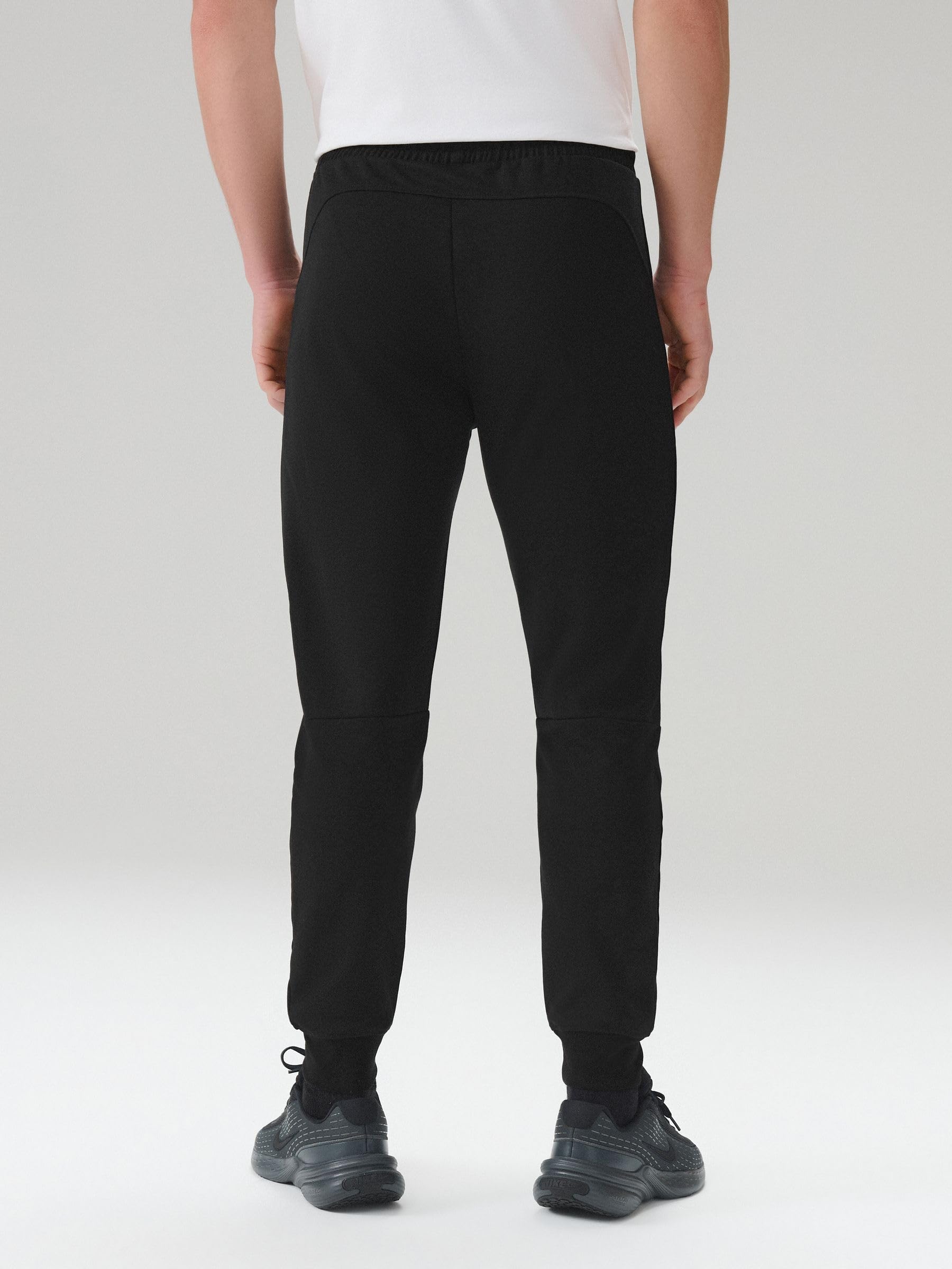 Next pantaloni jogging interlock uomo L morbidi polsini