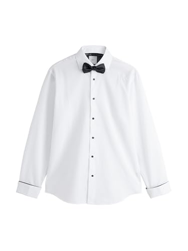 Next Camicia con Polsino Doppio camicia uomo slim con papillon