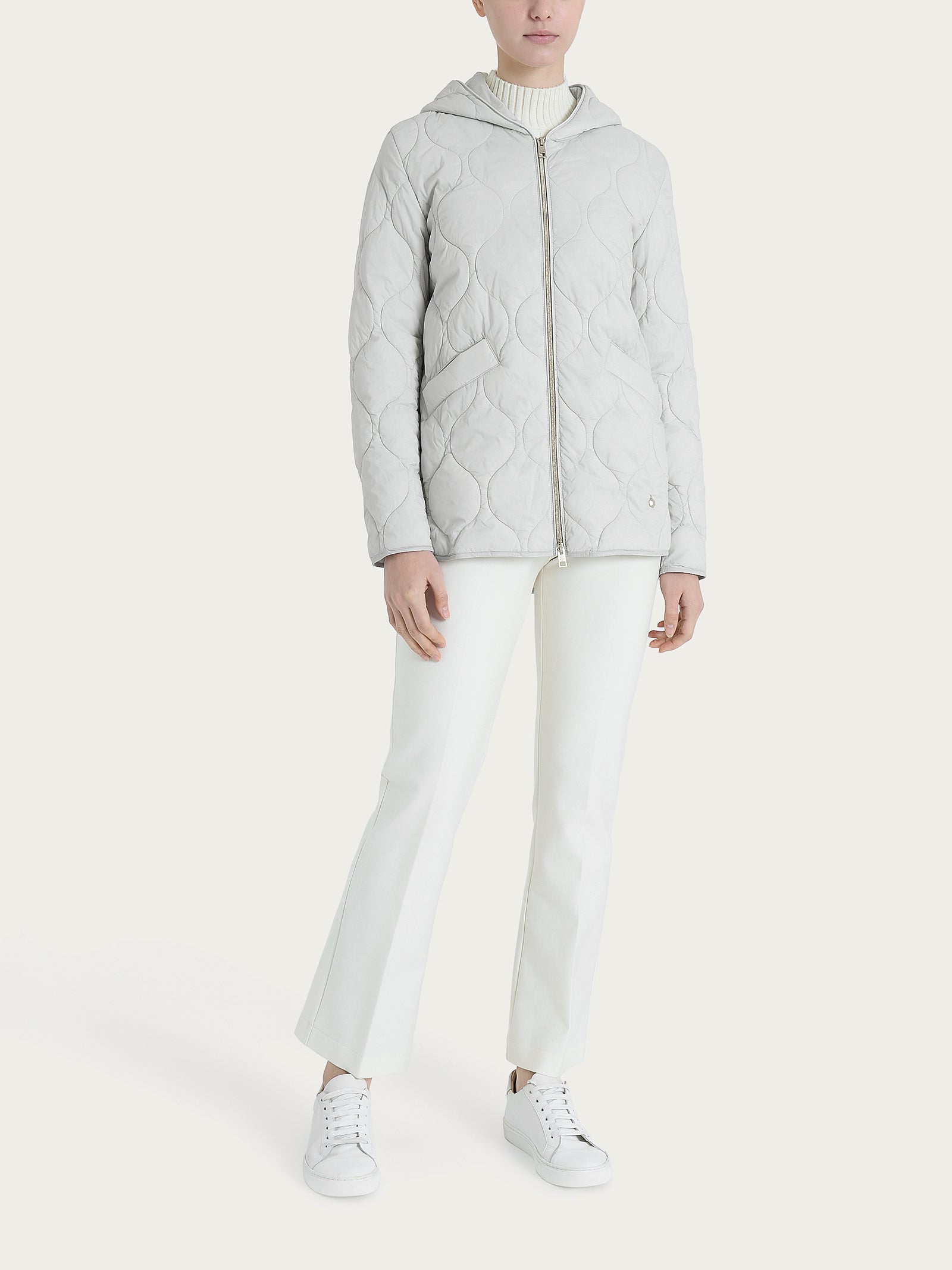 Ragno Onion Quilt Piumino donna Dawn Blue con cappuccio