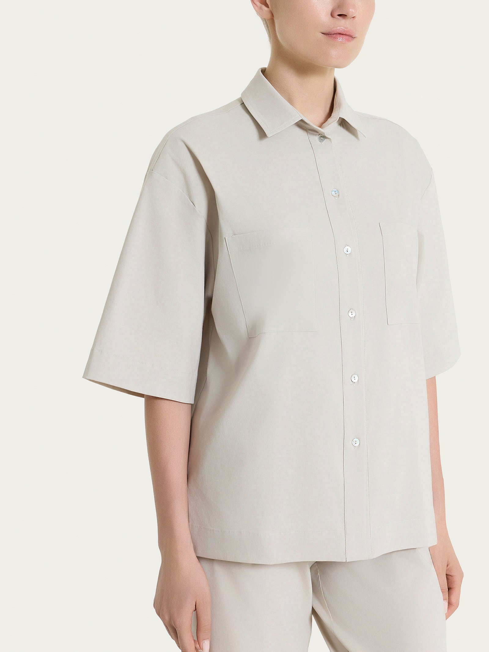 Ragno Super Fresh Camicia Corta Champignon in cotone