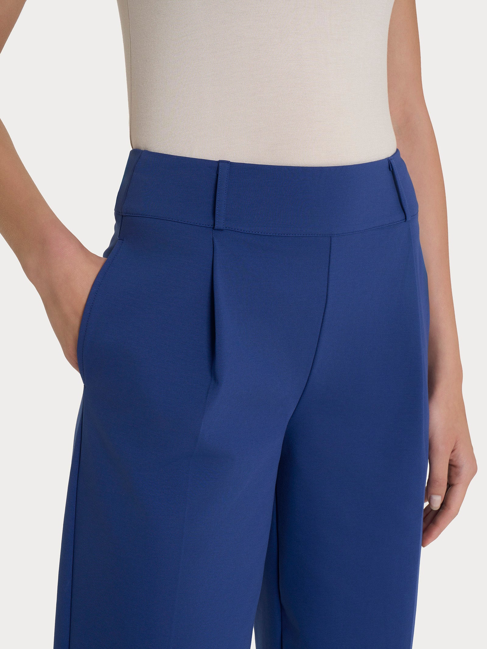 Ragno Compact Light Pantalone Carota Blueberry tasche
