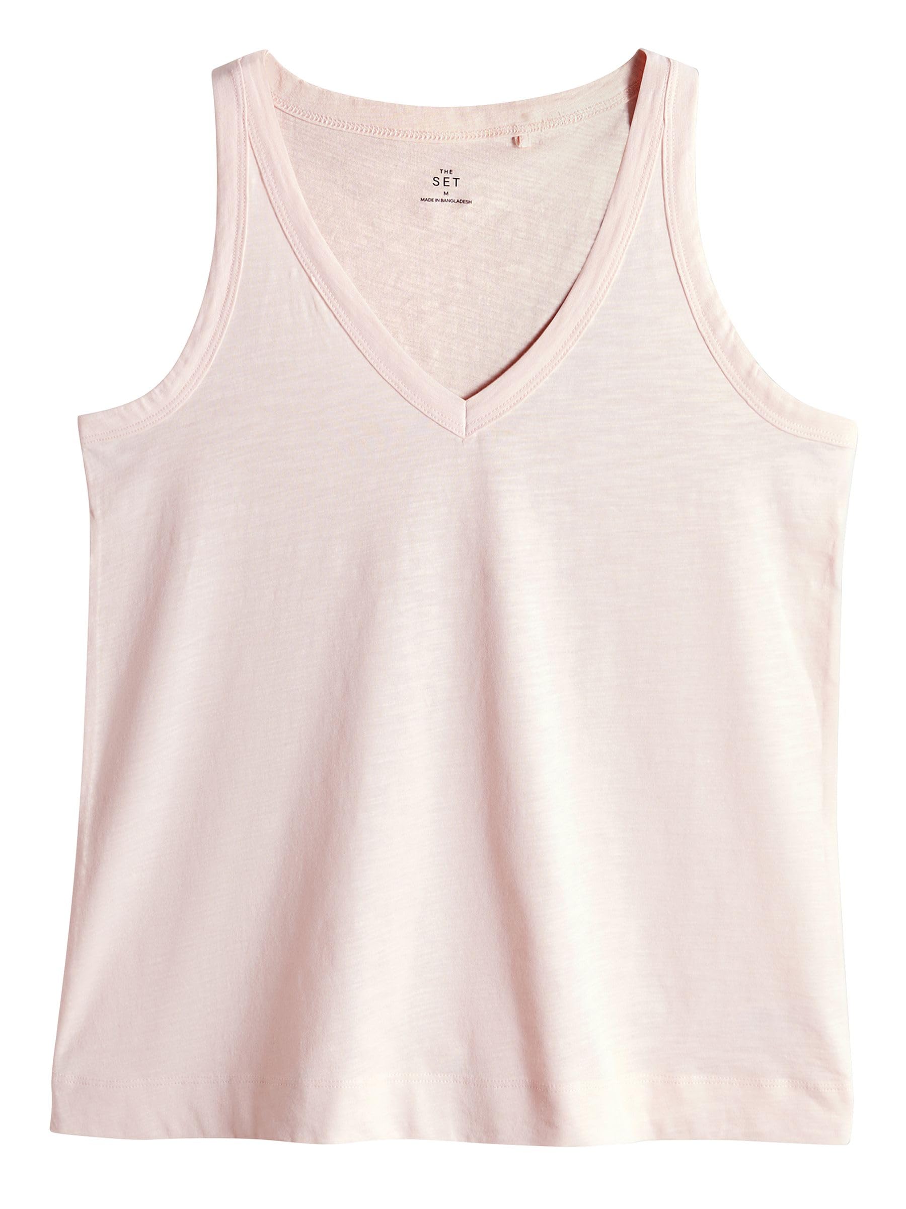 Next The Set canotta cotone scollo a V confezione 4 donna