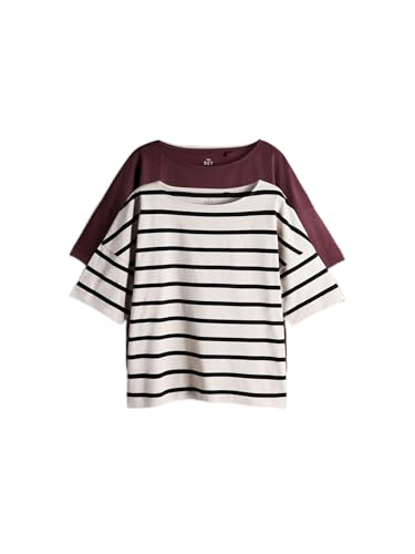 Geo Next The Set T-shirt squadrate pesanti scollo barca da 2