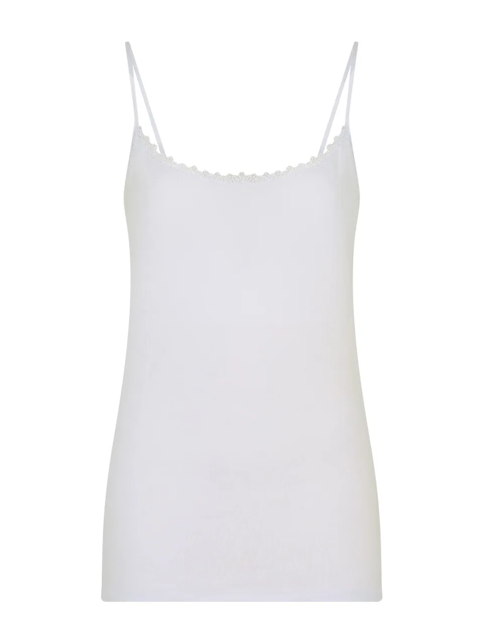 Ragno 100% Cotone top puro cotone White macramè
