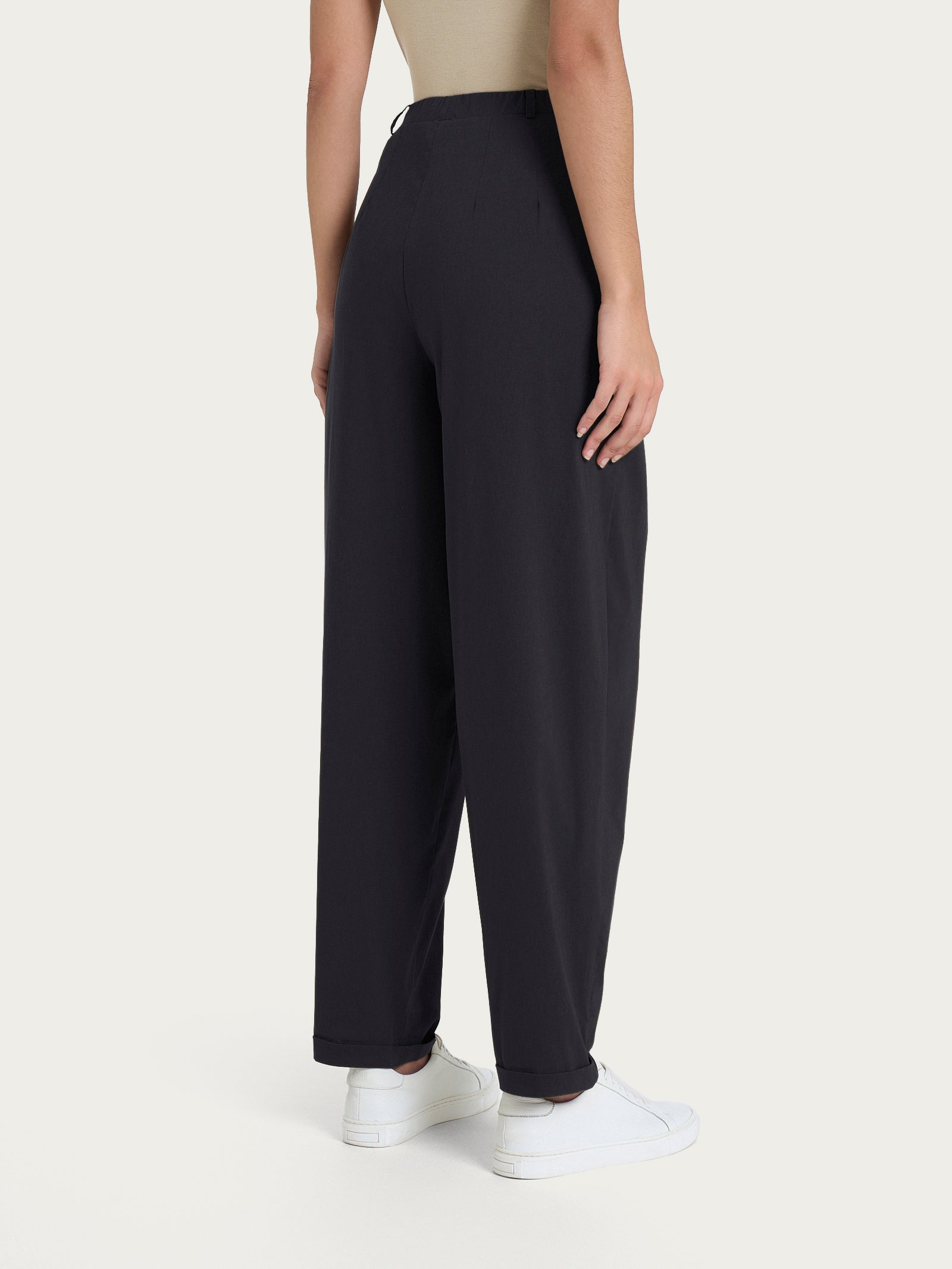 Ragno Super Fresh Pantalone Carrot nero tapered