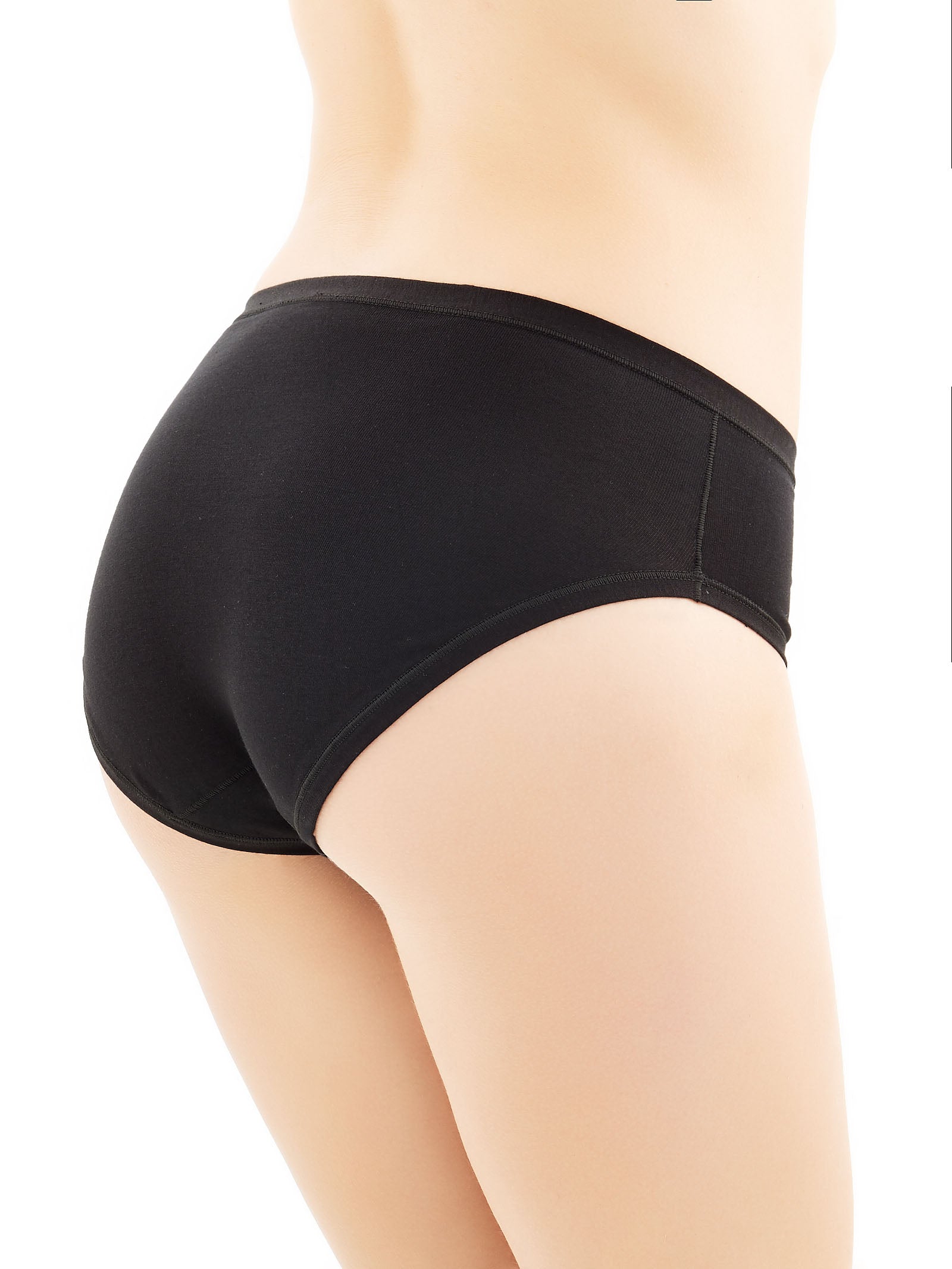 Ragno Skin slip midi cotone nero 2 pezzi
