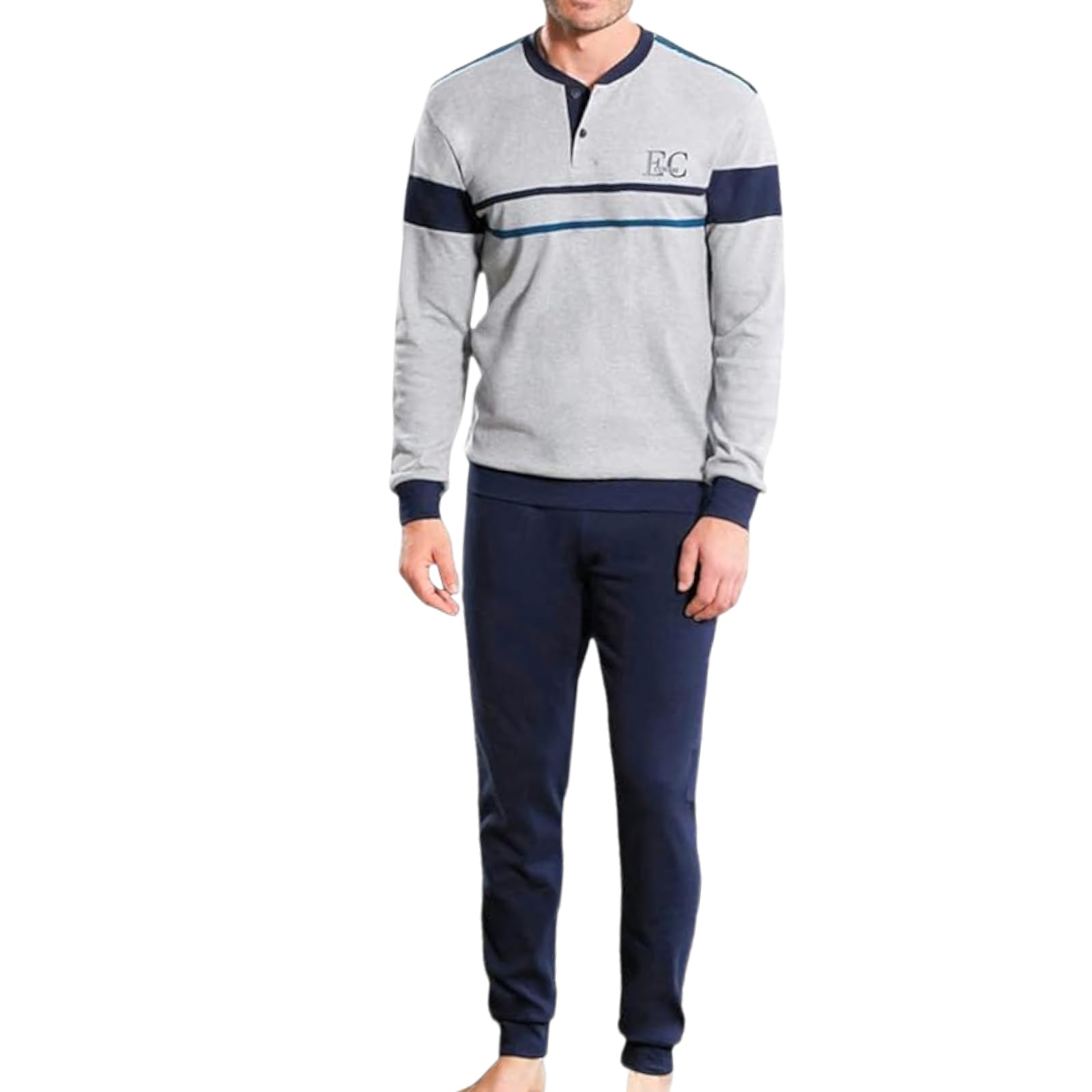 Lady C Calibrato pigiama uomo cotone caldo 3XL-5XL