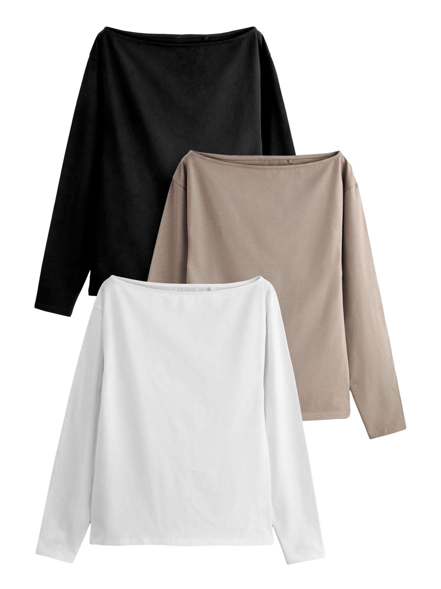 Next The Set top manica lunga scollo bardot 3 pezzi morbido