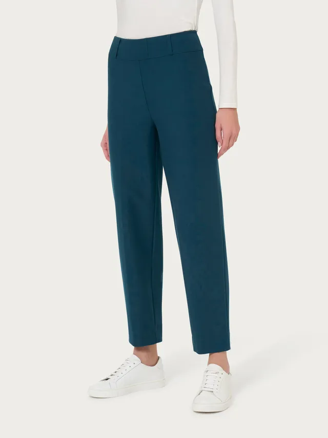 Ragno Compact Carrot Pants pantaloni donna reflecting pond elasticizzato