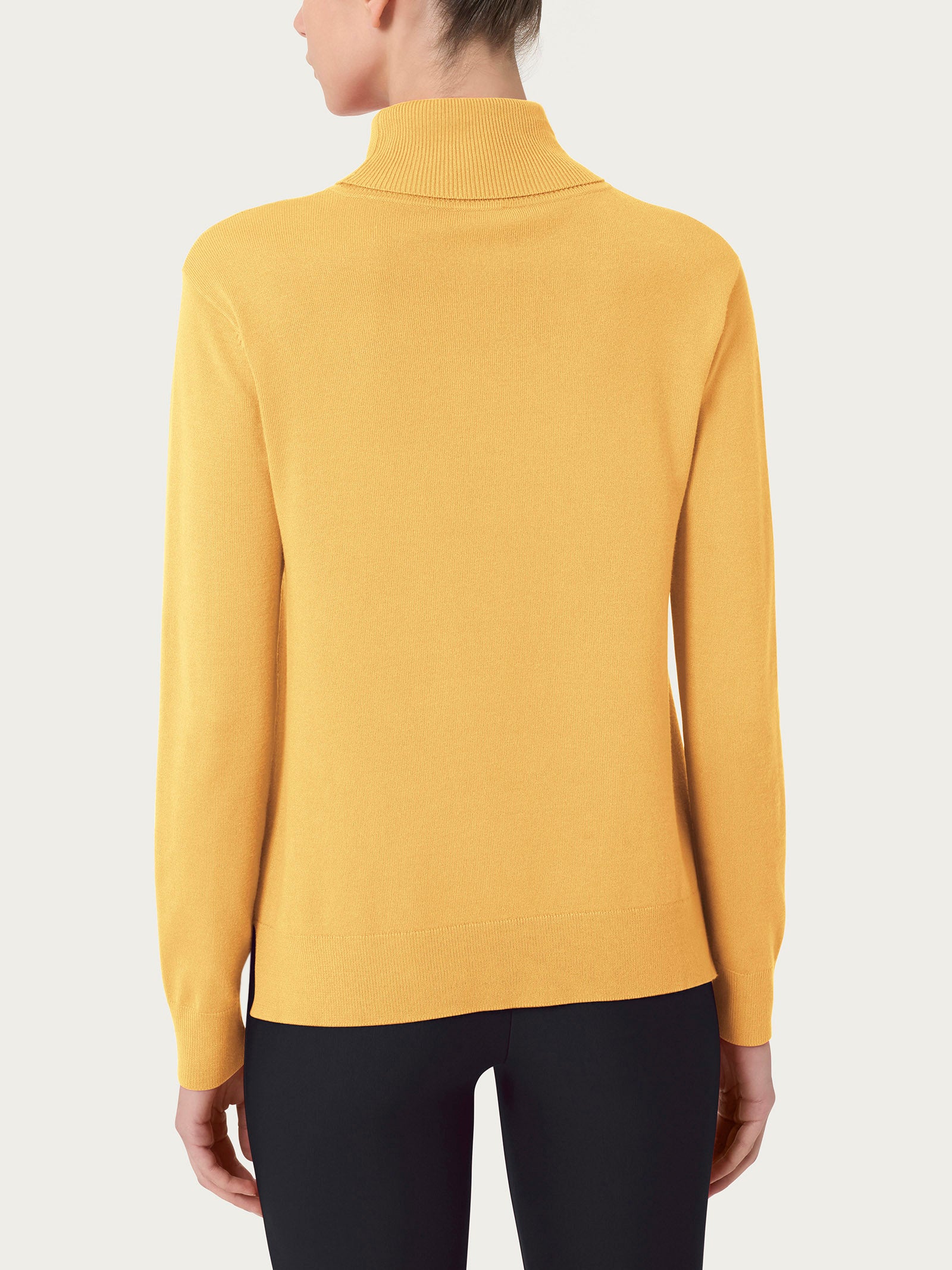 Ragno Four Seasons Dolcevita maglia gialla Misted Yellow