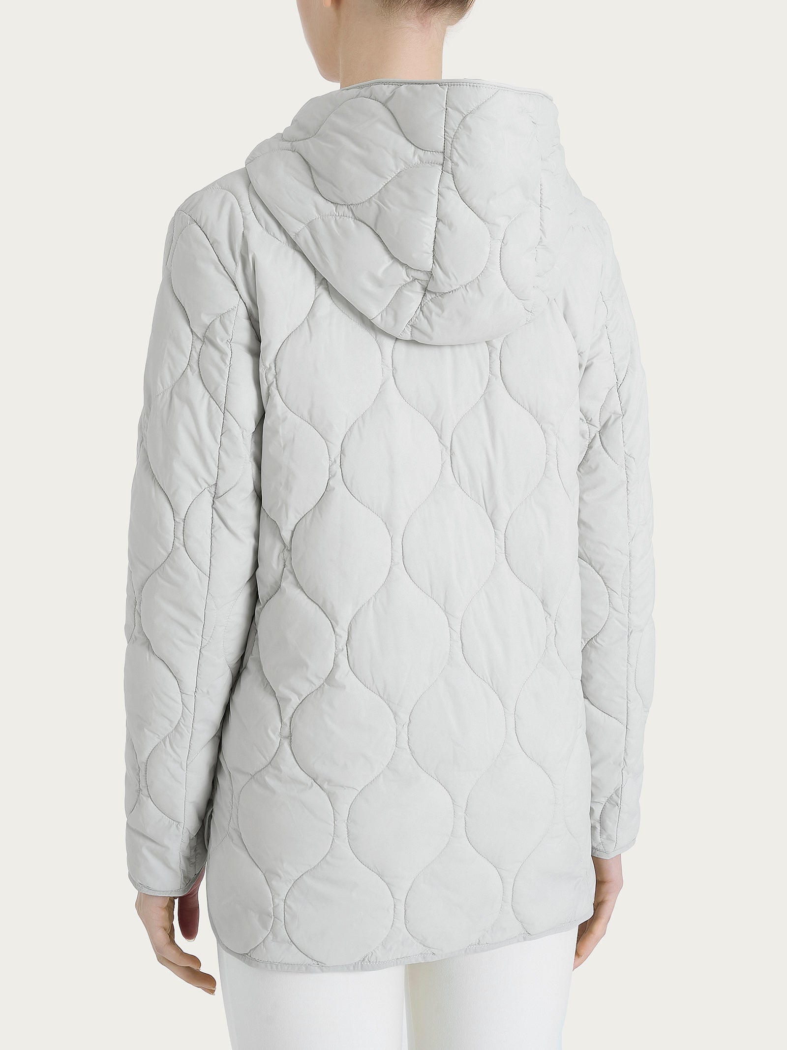Ragno Onion Quilt Piumino donna Dawn Blue con cappuccio