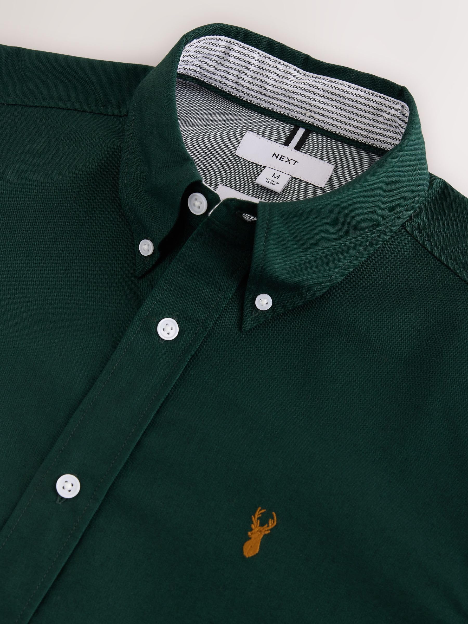 Next Oxford camicia uomo maniche lunghe vestibilita attillata