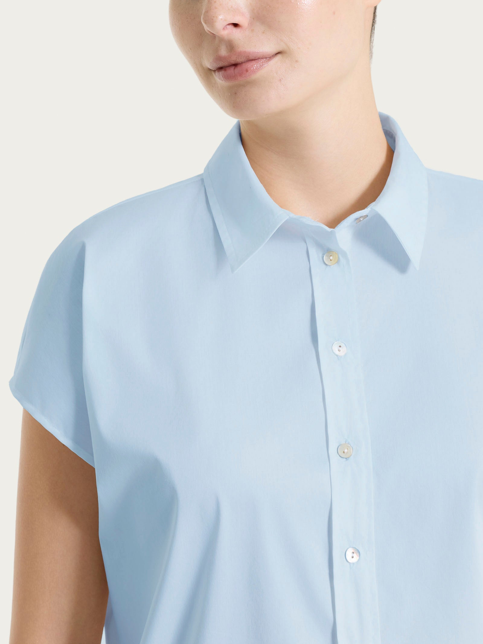 Ragno Puro Cotone Camicia Kimono Donna Skyway Cotone