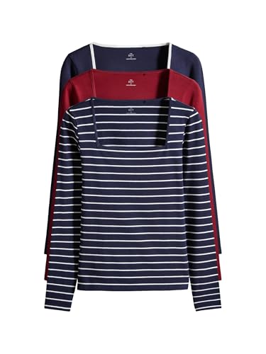 Geo Next The Set maglietta maniche lunghe 3 pezzi scollo squadrato