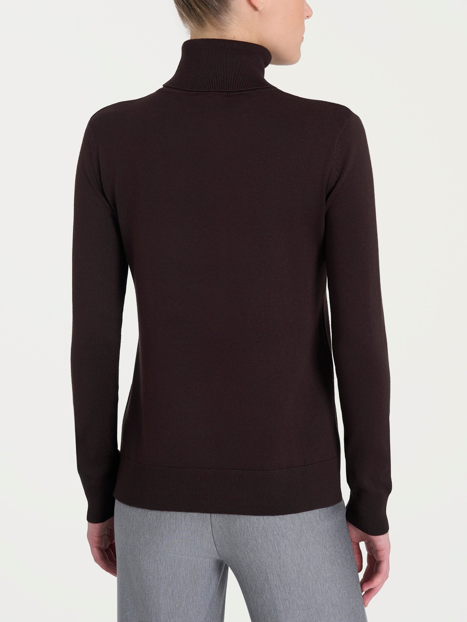 Ragno Four Seasons Dolcevita Maglia Donna Chocolate Misto Viscosa