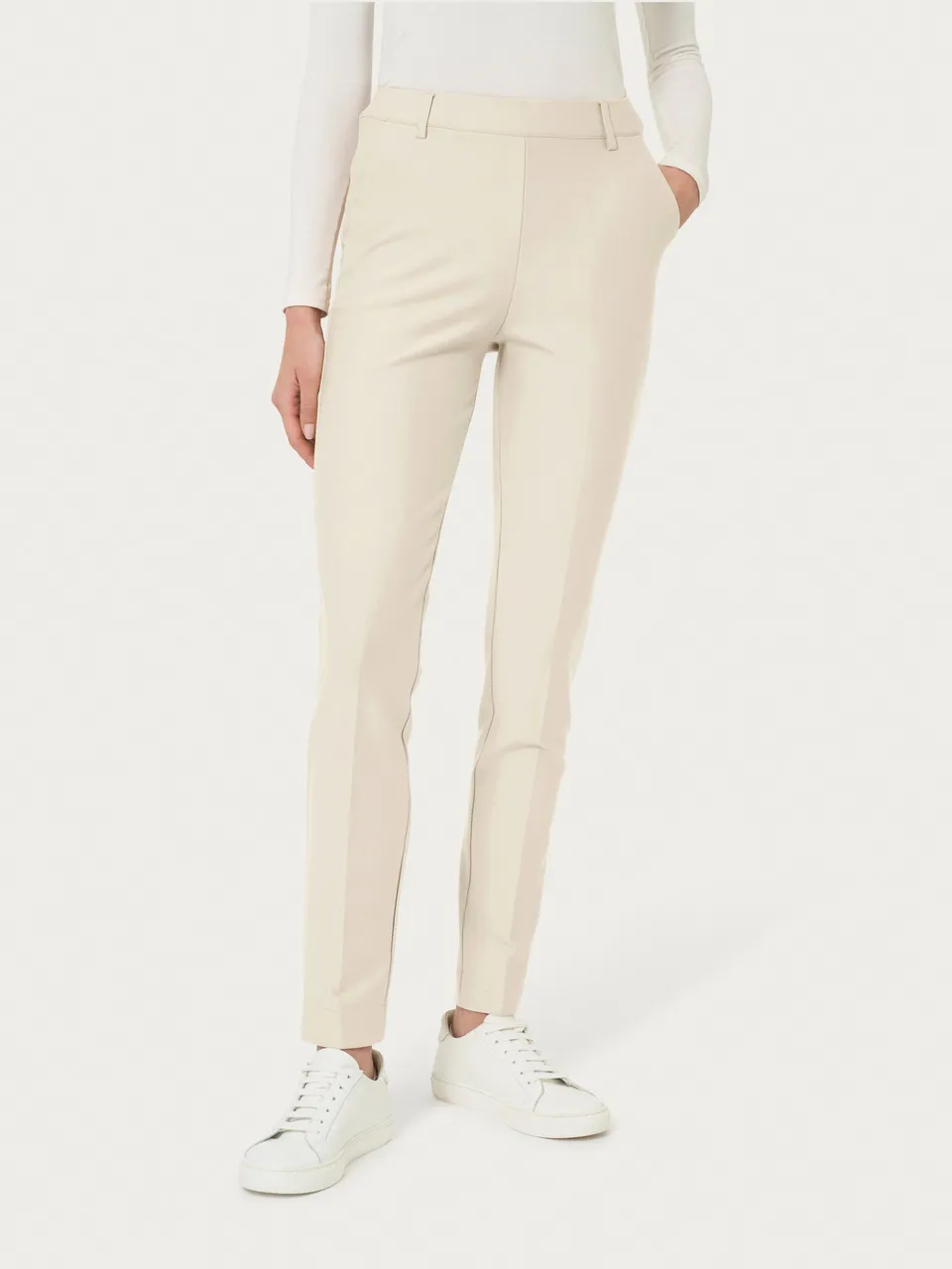 Ragno Compact pantalone chino slim champignon tasche
